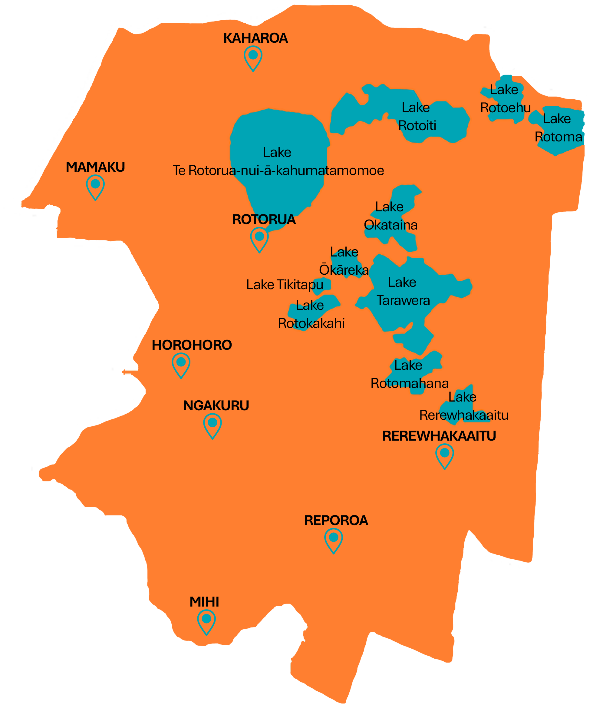 Rotorua District Map